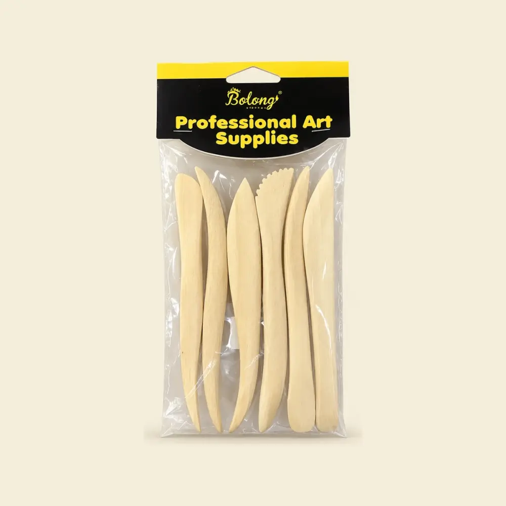 Set de Estecas de Madera x 6