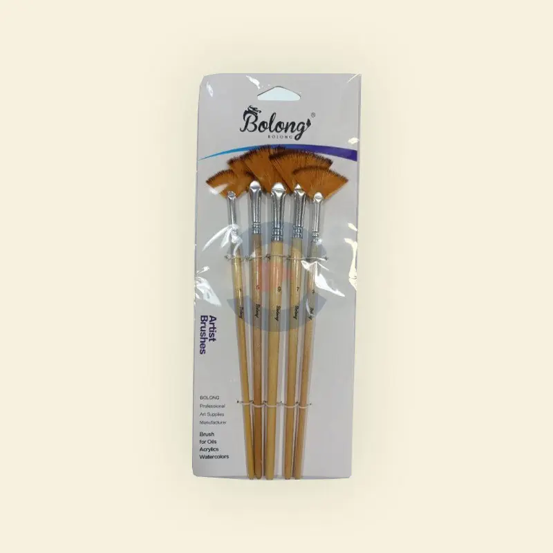 Set Pinceles Abanico x 5