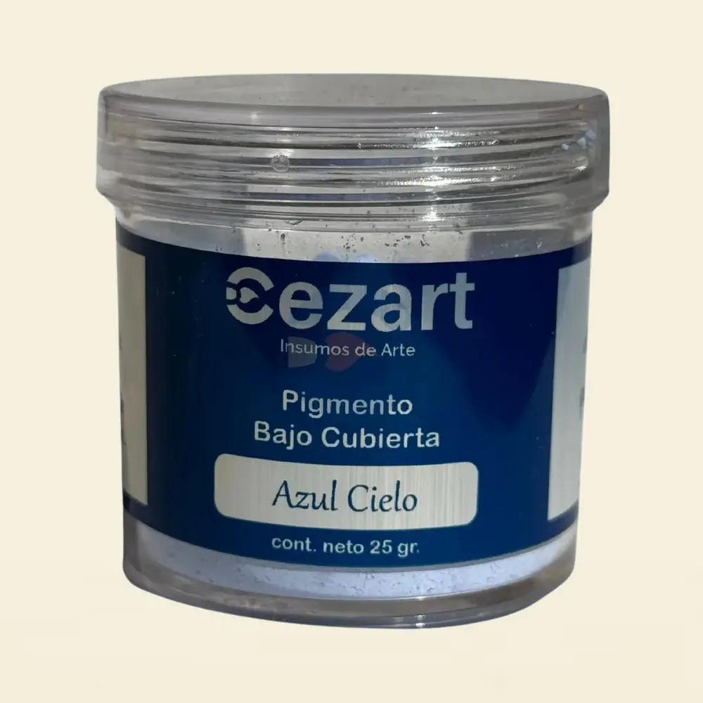 Pigmento Bajo Cubierta Azul Cielo BC0102 25 gr