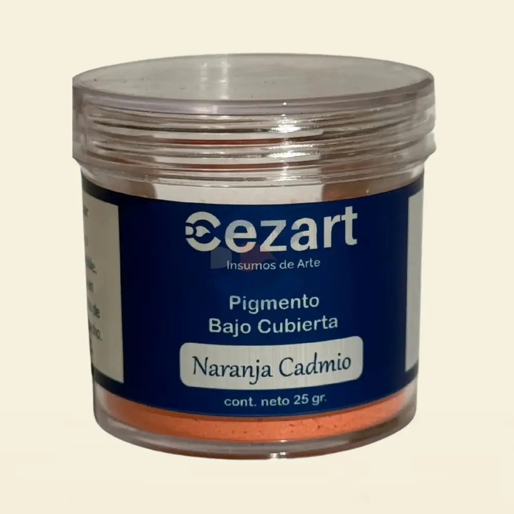 Pigmento Bajo Cubierta Naranja Cadmio BC0113 25 gr
