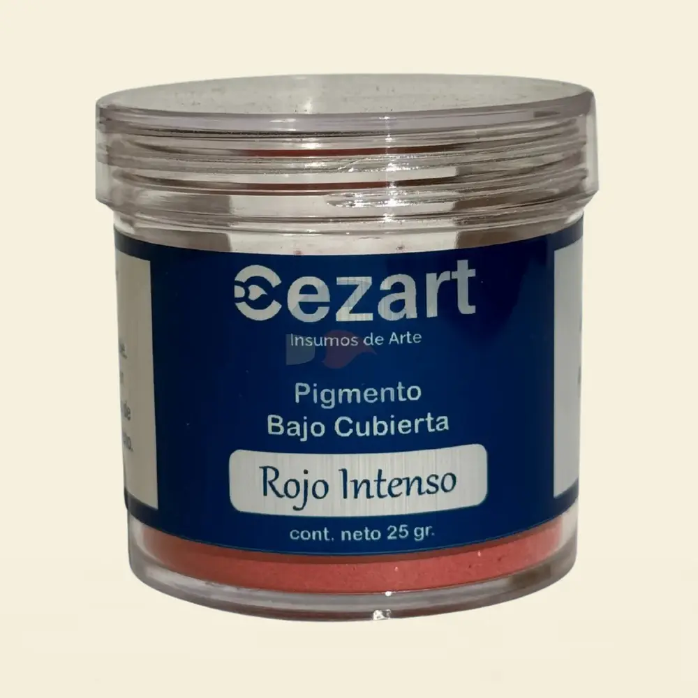 Pigmento Bajo Cubierta Rojo Intenso BC0117 25 gr