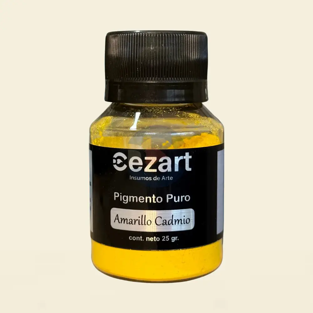 Pigmento Puro Amarillo Cadmio x 25 gr