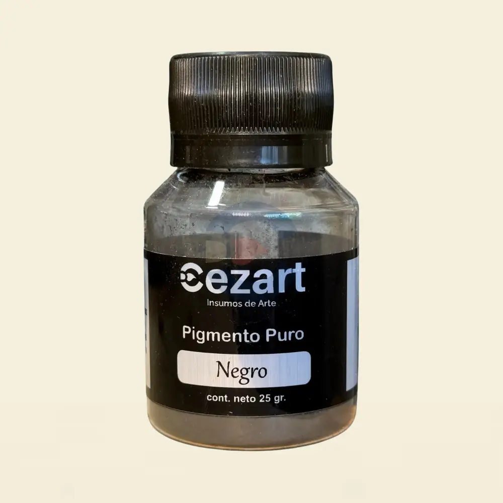 Pigmento Puro Negro Intenso x 25 gr