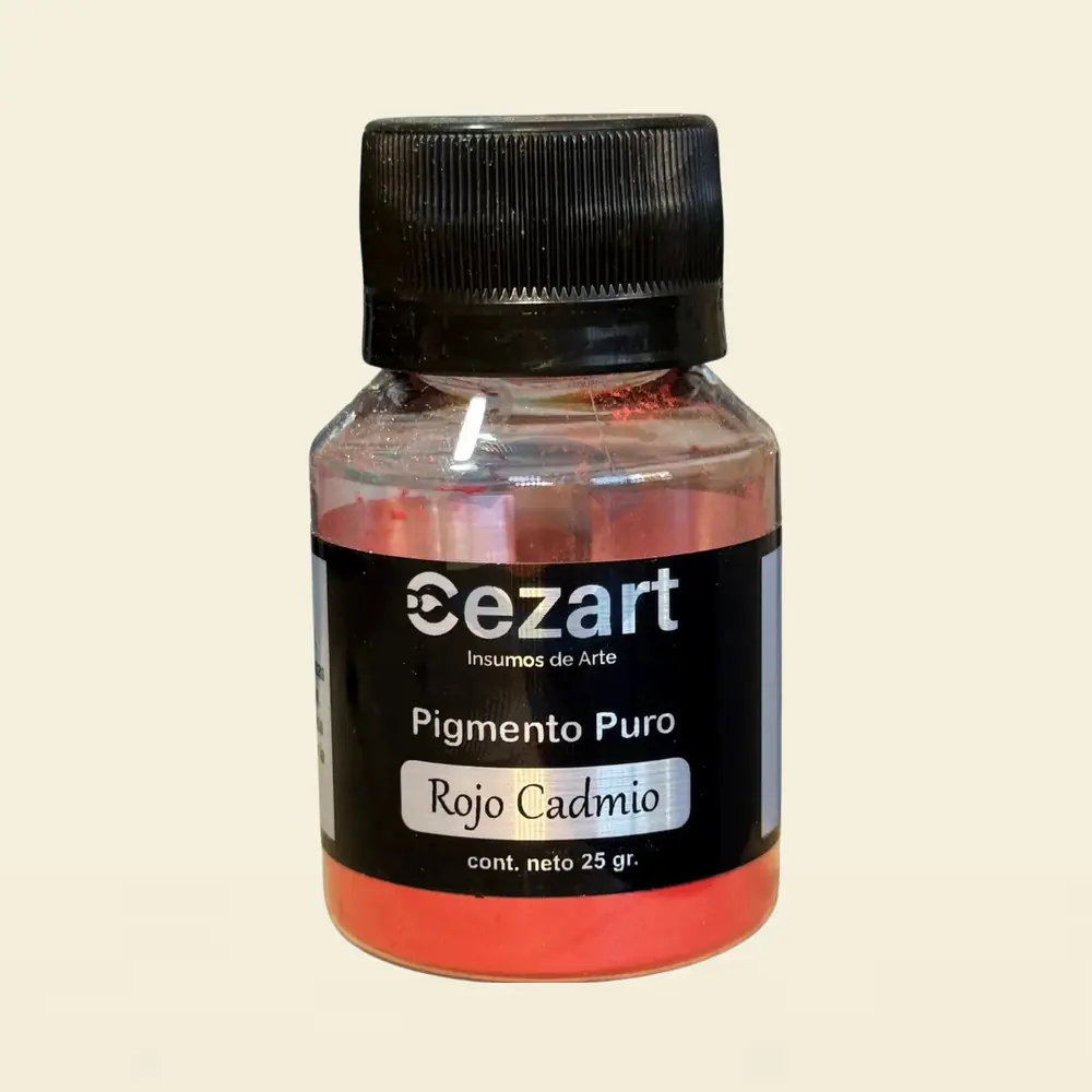 Pigmento Puro Rojo Cadmio x 25 gr