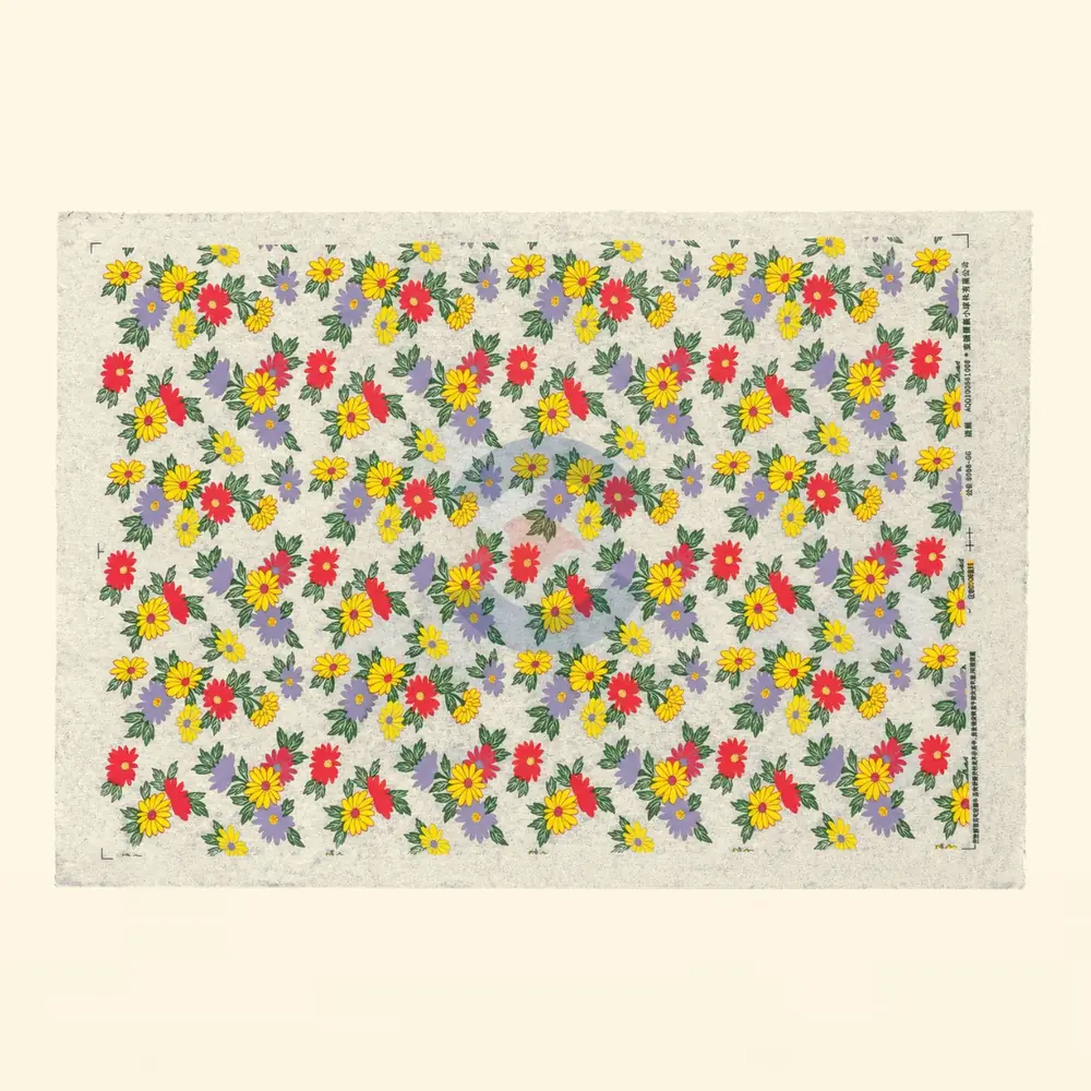 Papel de Transferencia Floral Margaritas Silvestres 52 x 37 cm