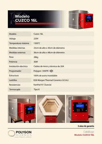 Horno Polygon Cusco 16 Litros, foto 2