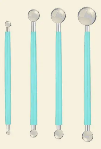 Set Bolillos de Metal x 4, foto 2