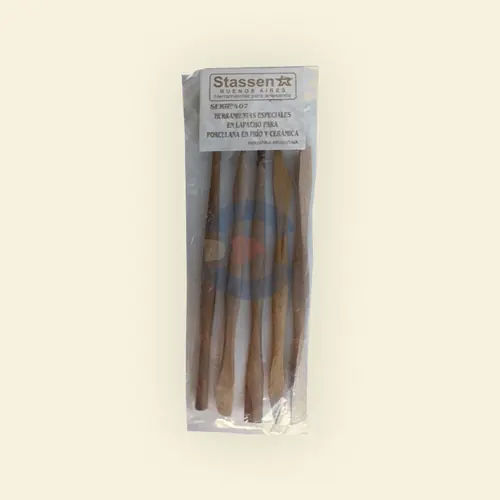 Set de Estecas de Madera Lapacho Stassen S407 x 5