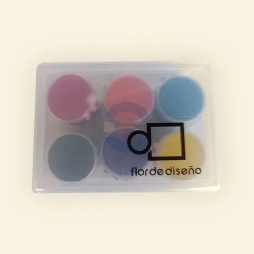 Set de Acuarelas Flor de Diseño x 12 Colores Básicos, foto 2