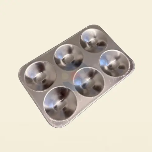 Paleta Mezcladora Metálica para Acuarelas