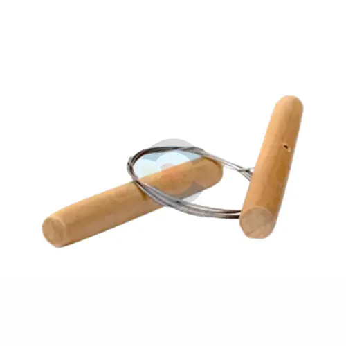 Cortante para Arcilla Alambre de Acero con Agarres de Madera