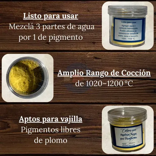 Pigmento Bajo Cubierta Amarillo BC0100 25 gr, foto 2