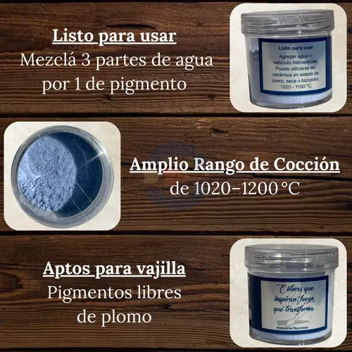 Pigmento Bajo Cubierta Azul Cielo BC0102 25 gr, foto 2