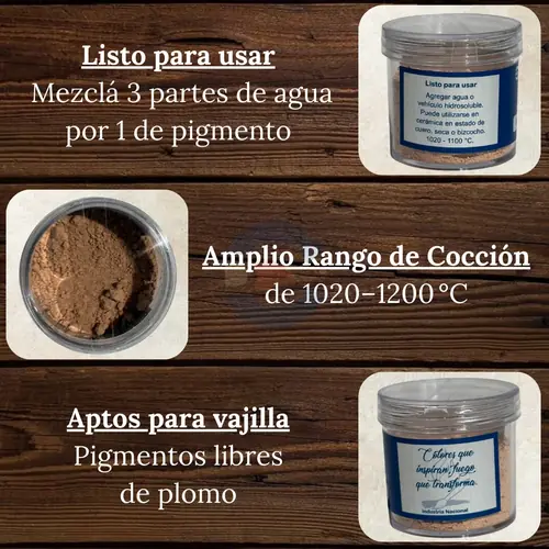 Pigmento Bajo Cubierta Marrón Claro BC0110 25 gr, foto 2