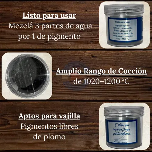 Pigmento Bajo Cubierta Negro BC0114 25 gr, foto 2