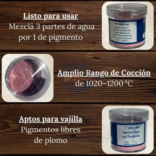 Pigmento Bajo Cubierta Rosa Intenso BC0118 25 gr, foto 2
