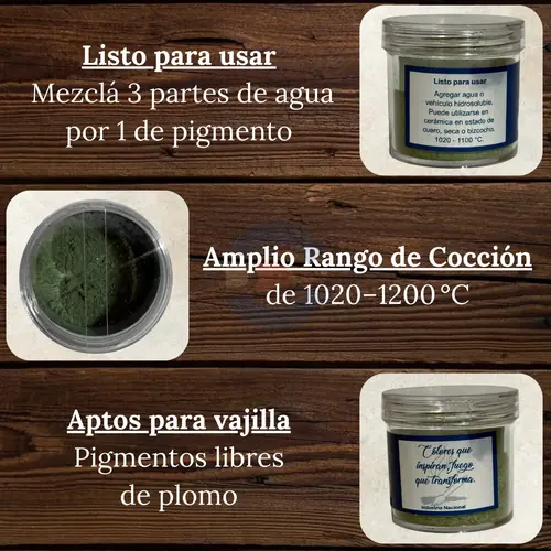Pigmento Bajo Cubierta Verde Hoja BC0122 25 gr, foto 2