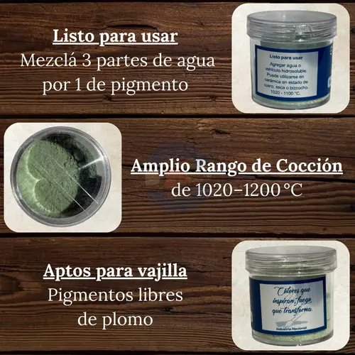 Pigmento Bajo Cubierta Verde Manzana BC0123 25 gr, foto 2