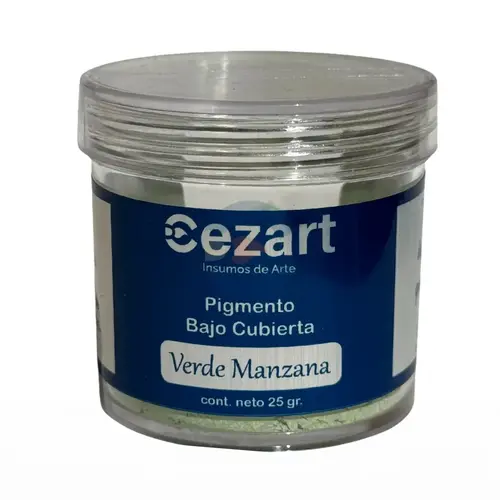 Pigmento Bajo Cubierta Verde Manzana BC0123 25 gr