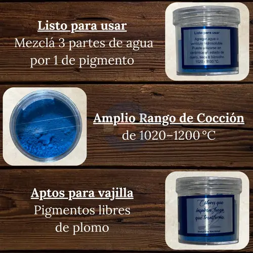 Pigmento Bajo Cubierta Azul Petróleo BC0105 25 gr, foto 2
