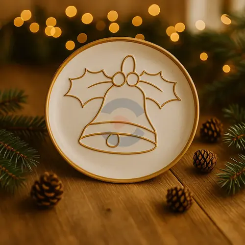 Contramolde Plato Navideño, foto 6