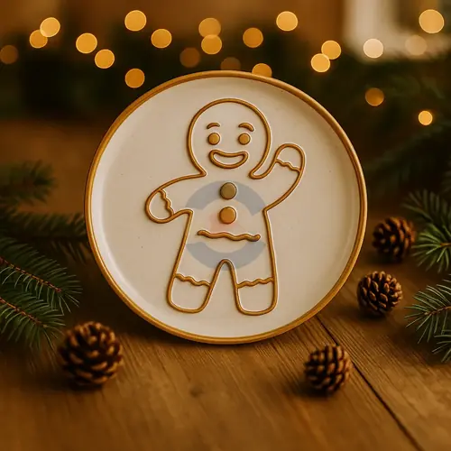 Contramolde Plato Navideño, foto 5