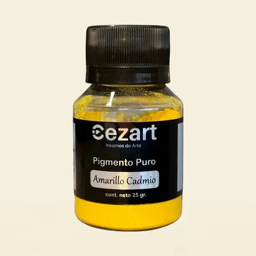 Pigmento Puro Amarillo Cadmio x 25 gr