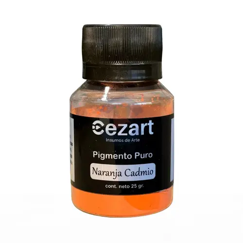 Pigmento Puro Naranja Cadmio x 25 gr