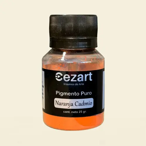 Pigmento Puro Naranja Cadmio x 25 gr