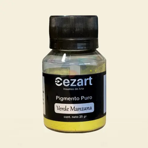 Pigmento Puro Verde Manzana x 25 gr, foto 1