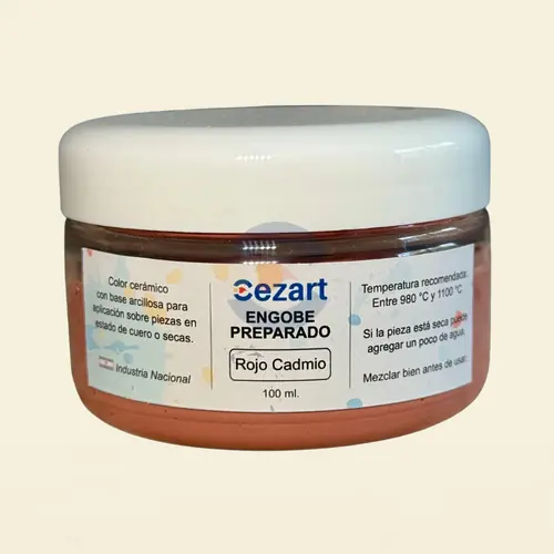 Engobe Preparado Rojo Cadmio E0035 150 gr, foto 1