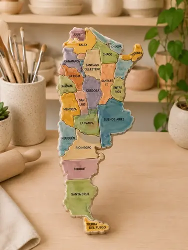 Cortante Mapa de Argentina Grande, foto 2