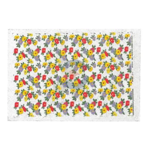 Papel de Transferencia Floral Margaritas Silvestres 52 x 37 cm