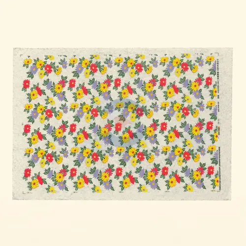 Papel de Transferencia Floral Margaritas Silvestres 52 x 37 cm