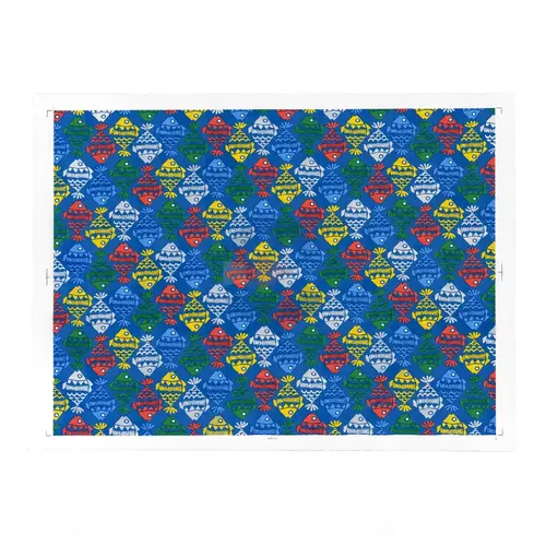 Papel de Transferencia Peces Multicolor Fondo Azul 52 x 37 cm