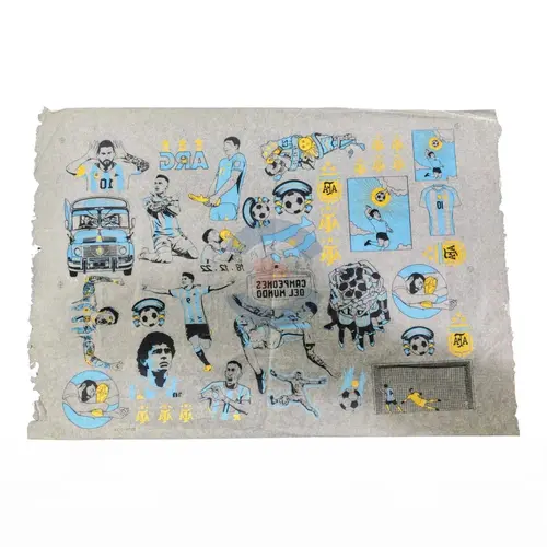 Papel de Transferencia Selección Argentina Fútbol 52 x 37 cm