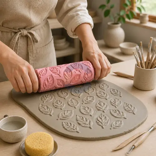 Rodillo Hojas En Relieve, foto 3