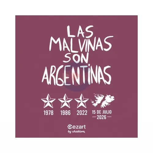 Silk Screen Printing EC04 Malvinas Chablom