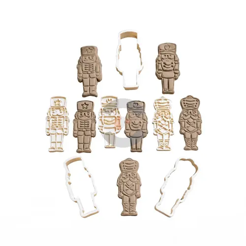 Kit Sellos y Cortantes Cascanueces Navideños