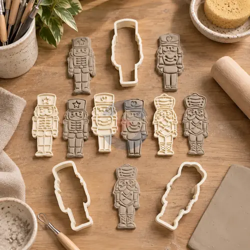 Kit Sellos y Cortantes Cascanueces Navideños, foto 3