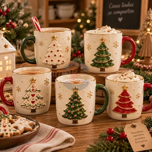 Kit Sellos y Cortantes Pinos Navideños, foto 2